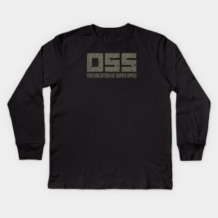 OSS (Organization of Super Spies) Kids Long Sleeve T-Shirt
